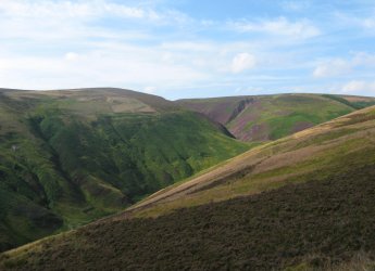 View of hillside at Glensaugh