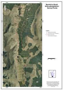 Backhill of Bush, Kirkcudbrightshire: Scottish Peat Survey sites, Scottish Peat Committee and Macaulay Institute for Soil Research