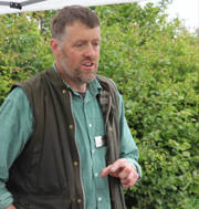 Talking about 'farming on the edge' at Open Farm Sunday