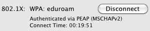 Install Eduroam on a Mac OS X computer step ten Install Eduroam on a Mac OS X computer step ten
