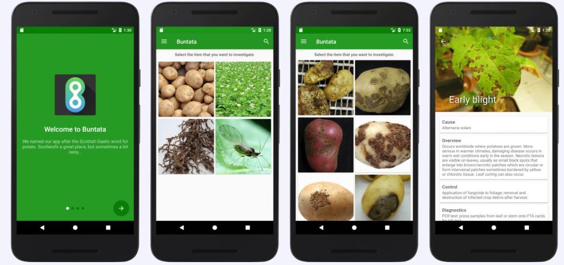 Buntata screenshots (c) James Hutton Institute