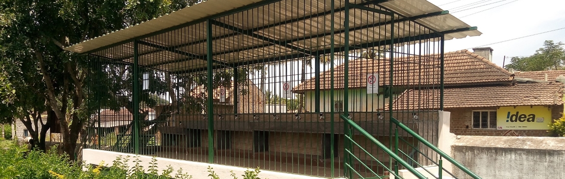 The new facility was built at Berambadi Primary School in Karnataka state, India