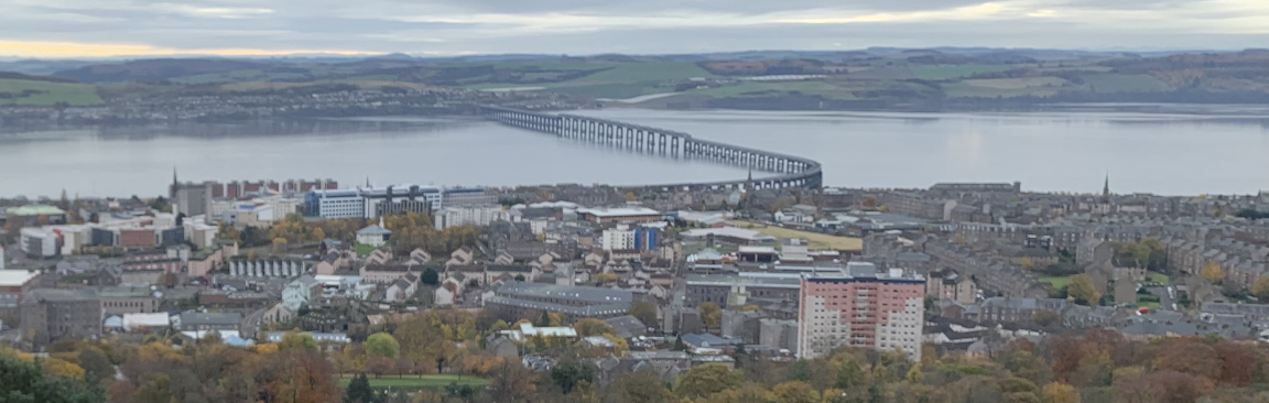 View of Dundee from the Law hill
