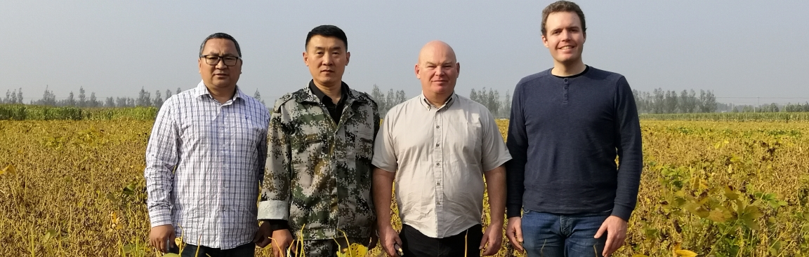 Discussions focused on how to improve soybean cropping in China with less inputs