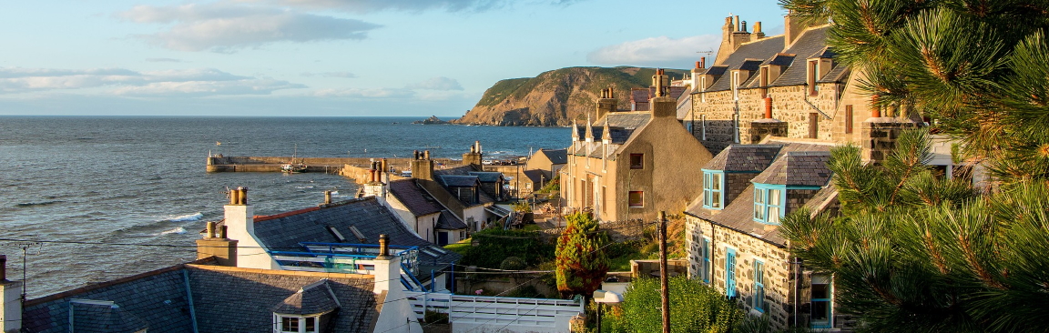 Gardenstown, Aberdeenshire (Image by DragonTools from Pixabay)