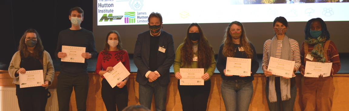 Winners of Hutton PhD 2022 event (c) James Hutton Institute