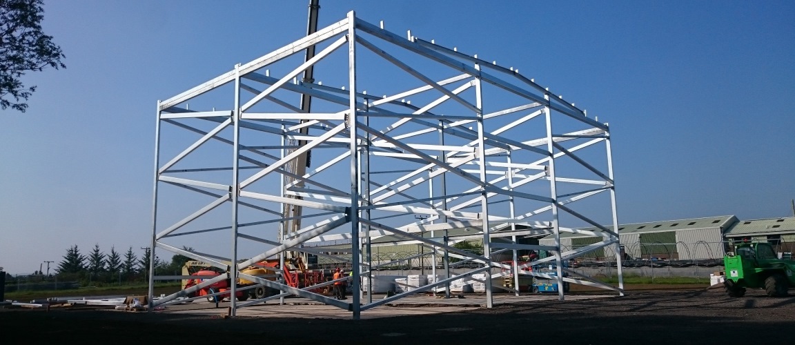Vertical growth facility under construction at our Dundee site (courtesy IGS)