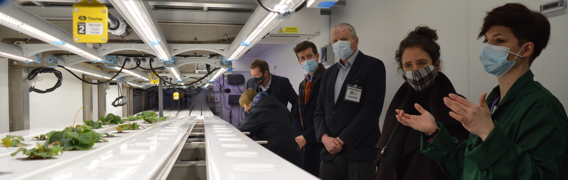 Rural affairs secretary Mairi Gougeon MSP visits Liberty Produce