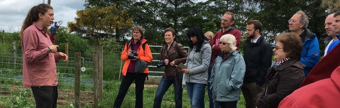 NEWBIE researchers visit farms in Aberdeenshire (c) James Hutton Institute