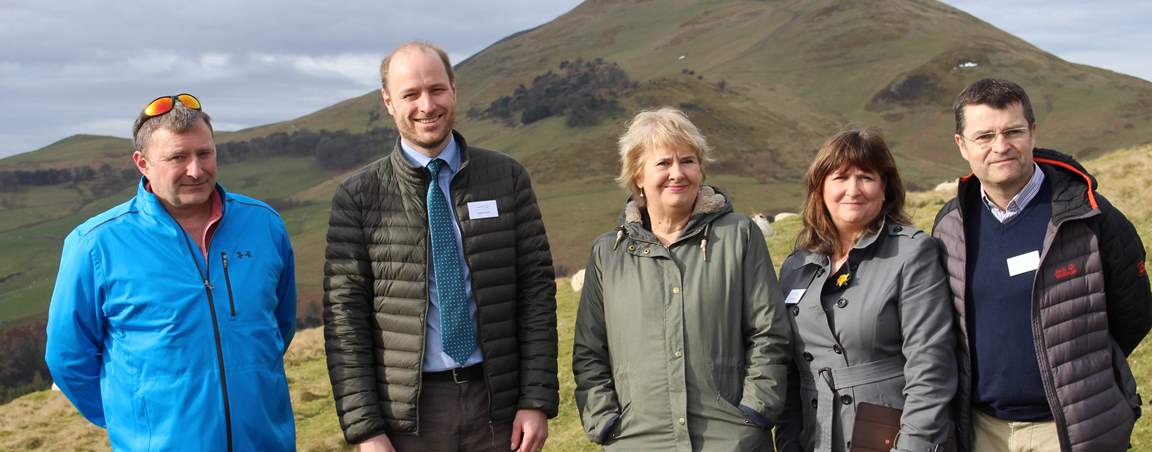 Launch of SEFARI at Castle Hill Fort, the Pentlands (courtesy SEFARI)