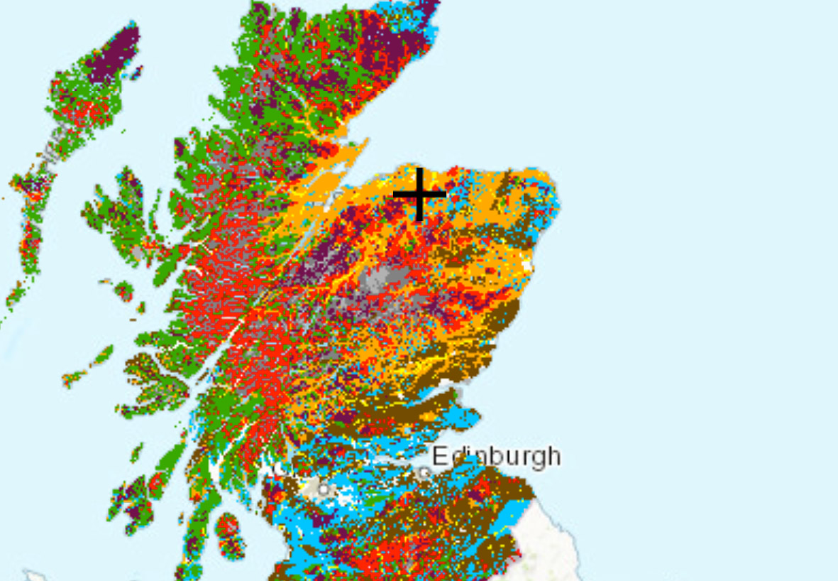 Web mapping service improved in latest update to Scottish Soils app  SEFARI