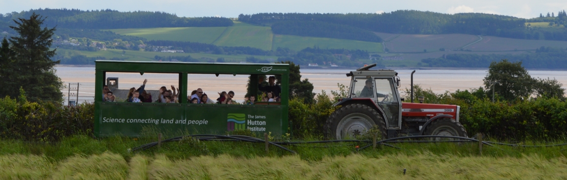 Tractor tours are always popular during Open Farm Sunday (c) James Hutton Inst
