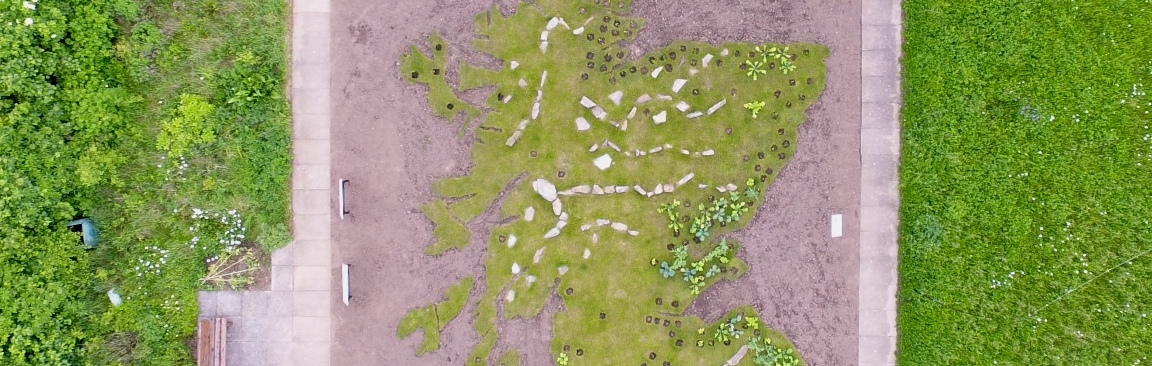The Vegetable Map of Scotland at the Living Field garden