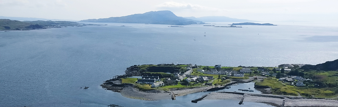 Island life, a view from Easdale. Photo by Dr Ruth Wilson. 
