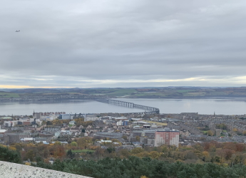 View of Dundee from the Law hill