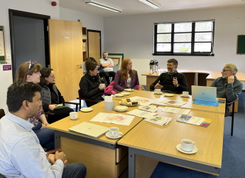 Discussions at Balruddery Research Farm