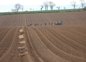 Potato planting at Balruddery Farm (c) James Hutton Institute