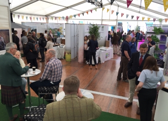 James Hutton Institute marquee at the RHS 2019
