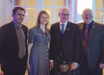 Hutton scientists with Deputy First Minister (courtesy Scot Gov)
