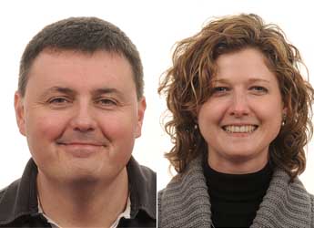 Derek Stewart and Eleanor Gilroy