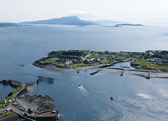 Island life, a view from Easdale. Photo by Dr Ruth Wilson. 