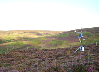 Image showing the Automatic Weather Station at Glensaugh
