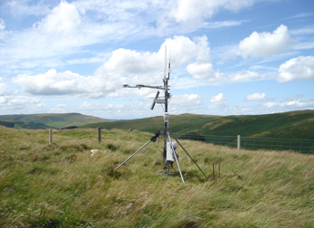 Image showing the Automatic Weather Station at Sourhope