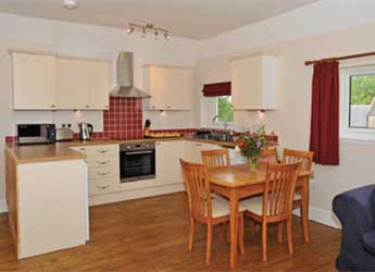 Kitchen in the Glensaugh Holiday Apartment