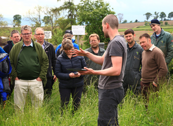 Demonstrating the soil carbon app at LEAF Technical day 2014