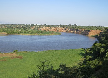The Shire River in Malawi