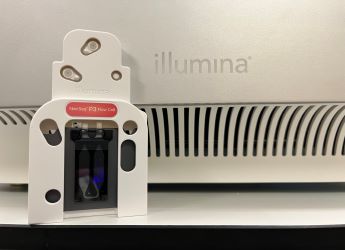 Image of flow cell for NextSeq 2000