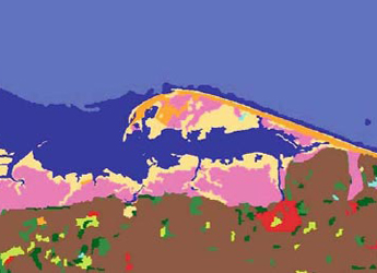Illustration of possible flooding risk