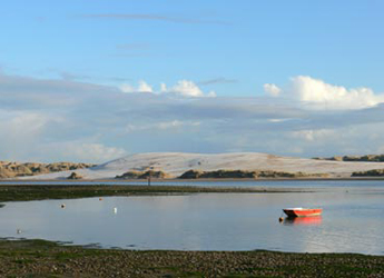 Photograph looking across the Ythan Estuary
