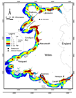 Wales Visibility of the land from the sea