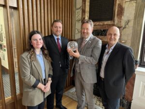Hutton receives King’s Award for Sustainable Development