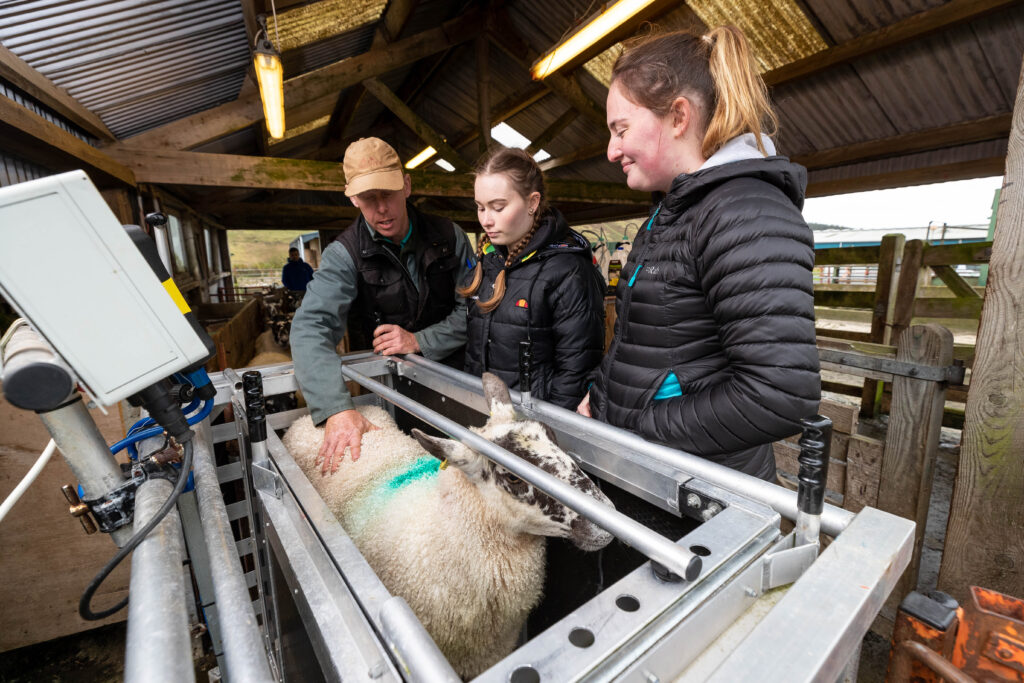 SRUC students at Glensaugh
