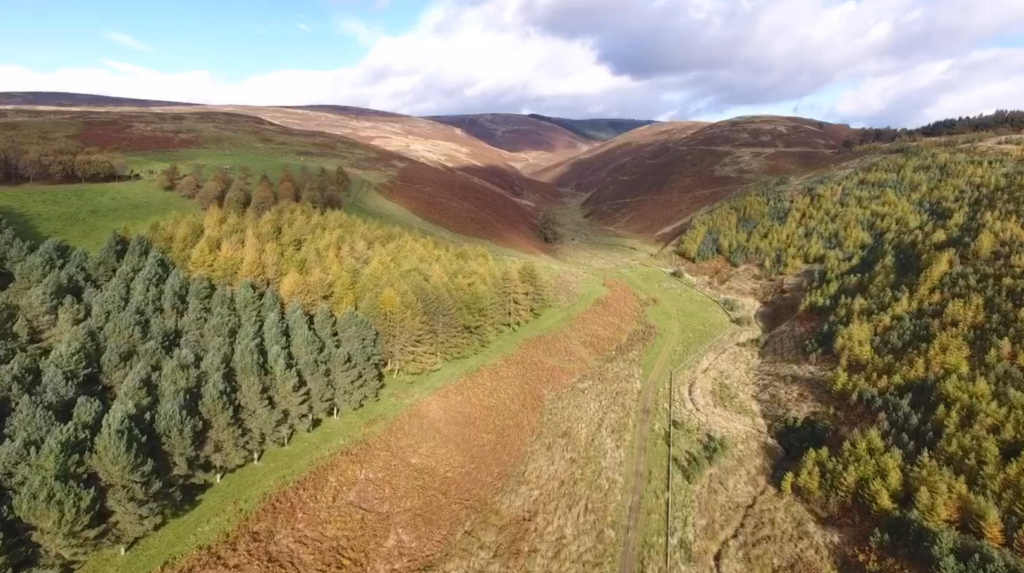 Drone image Glensaugh