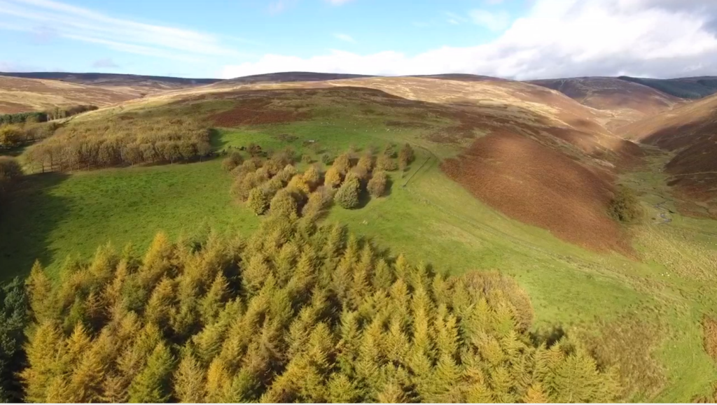 Drone image Glensaugh