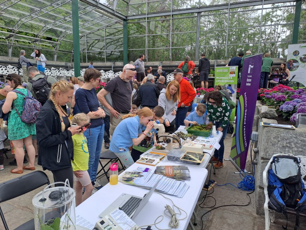 Hutton staff at Fascination of Plants Day