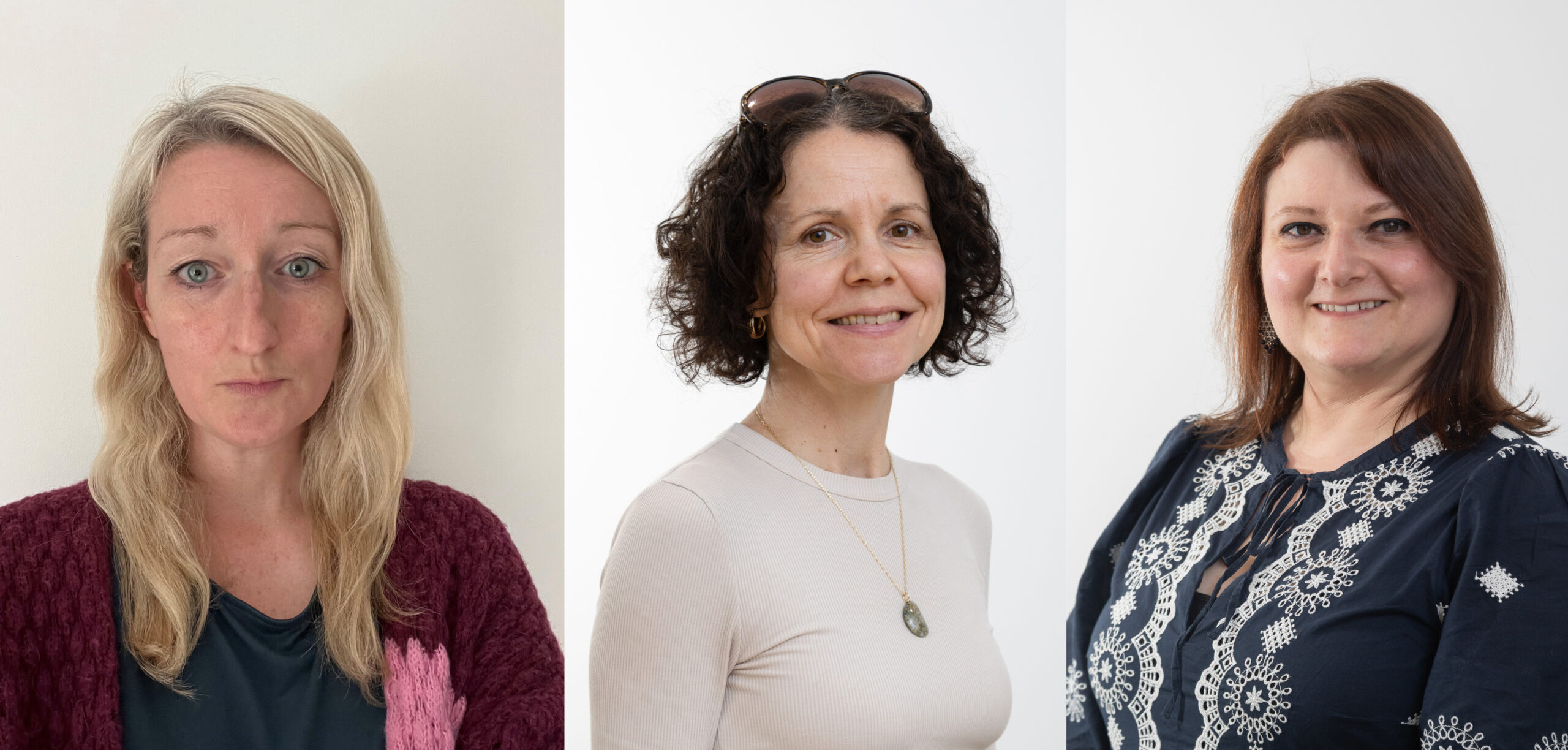 The International Barley Hub new deputy directors (L to R), Dr Kelly Houston, Dr Sarah McKim and Dr Isabelle Colas