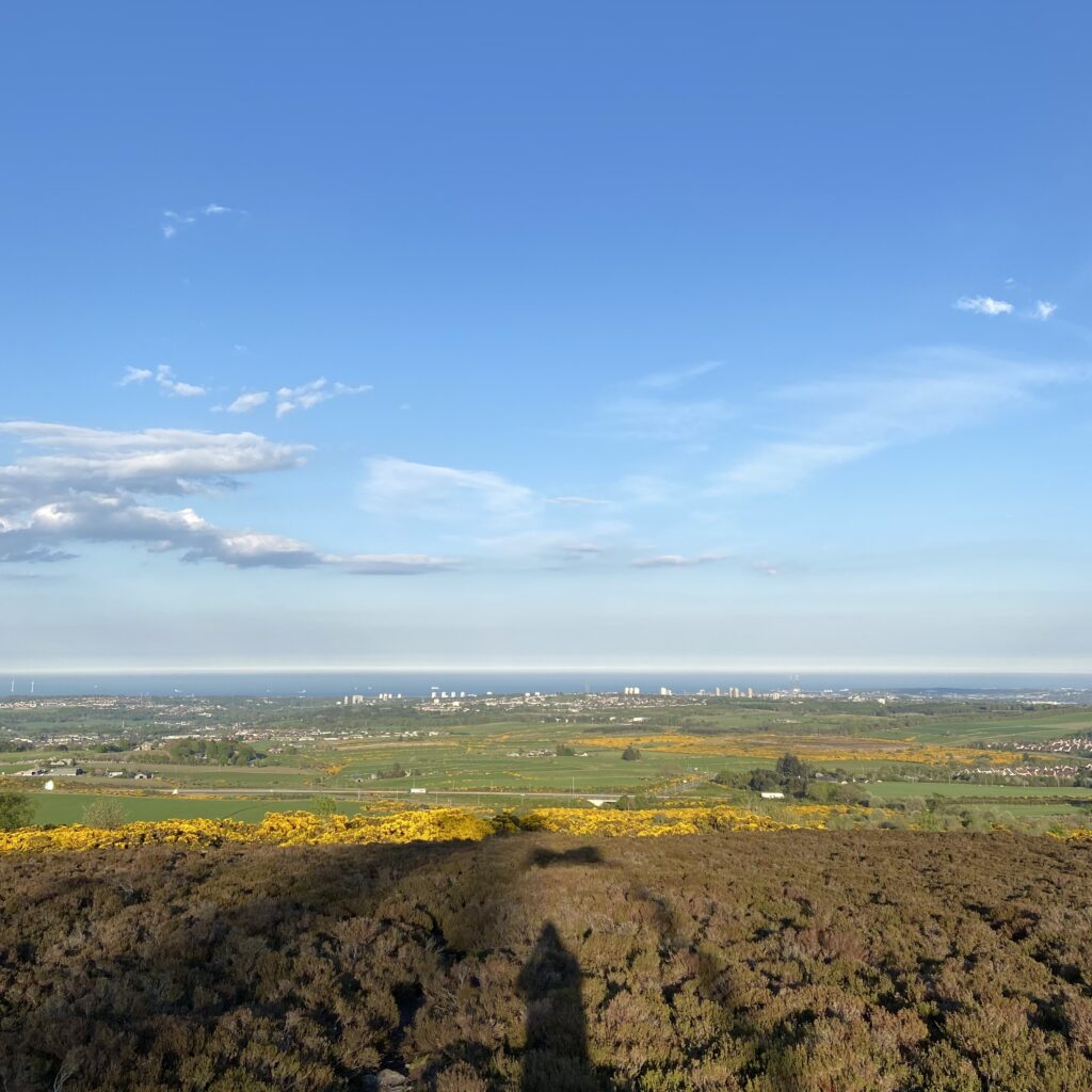 The view over Aberdeen from Brimmond Hill (by Jon Hopkins)