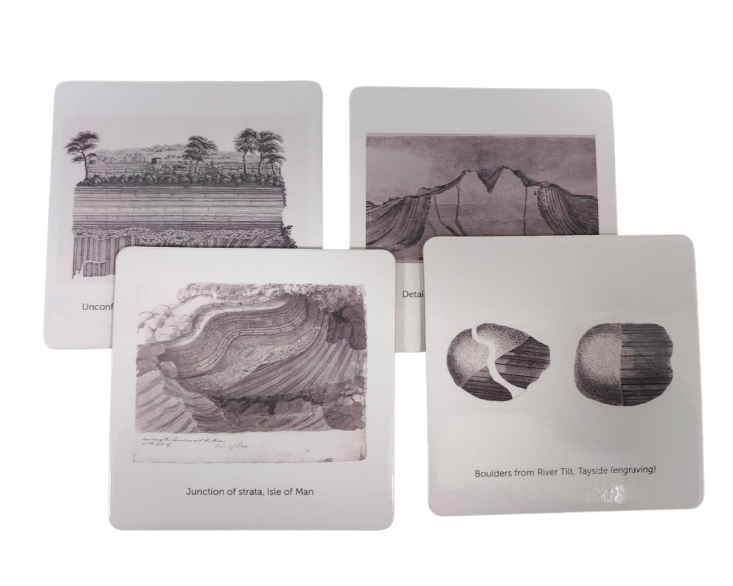 James Hutton’s lost drawings coasters - Image 2