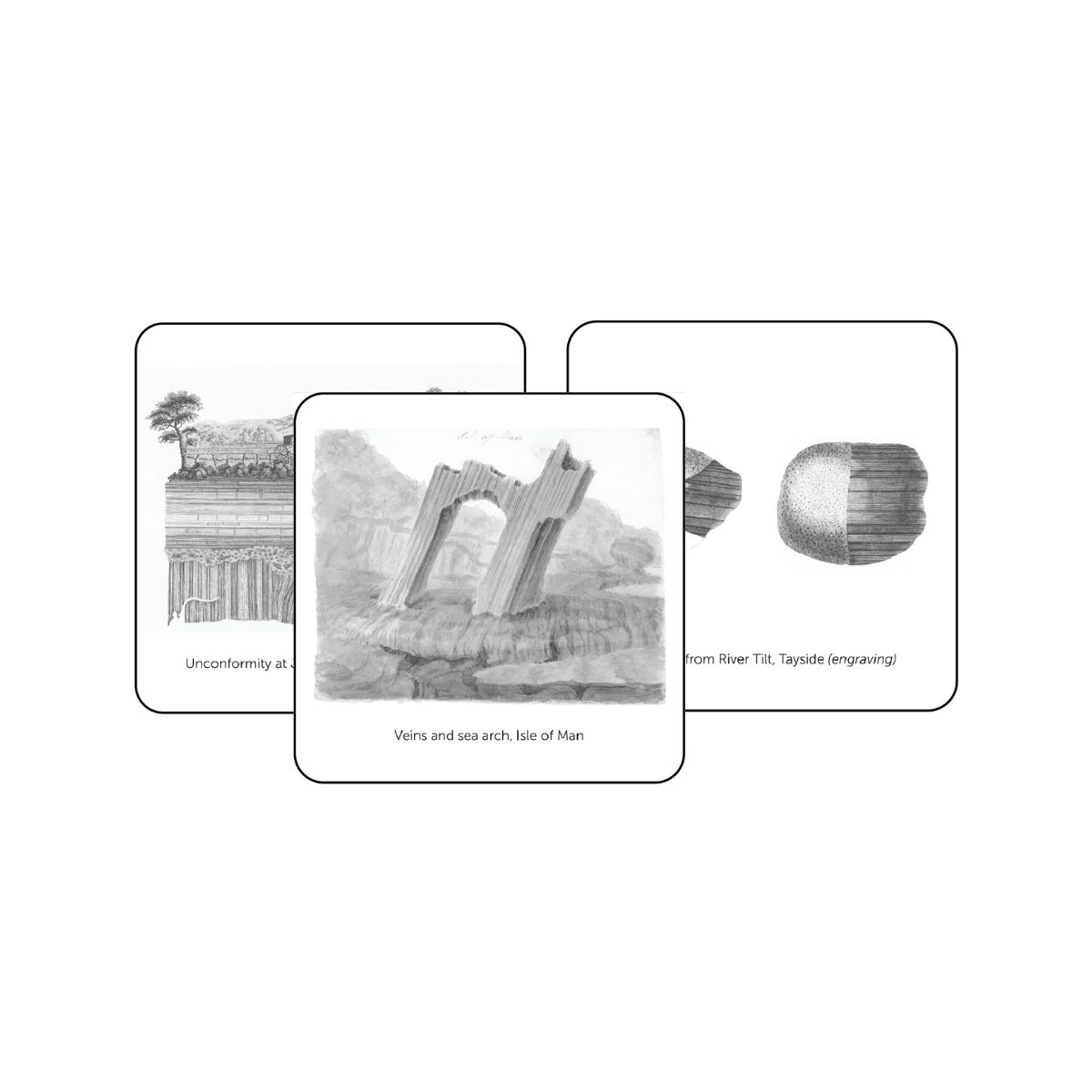 James Hutton’s lost drawings coasters