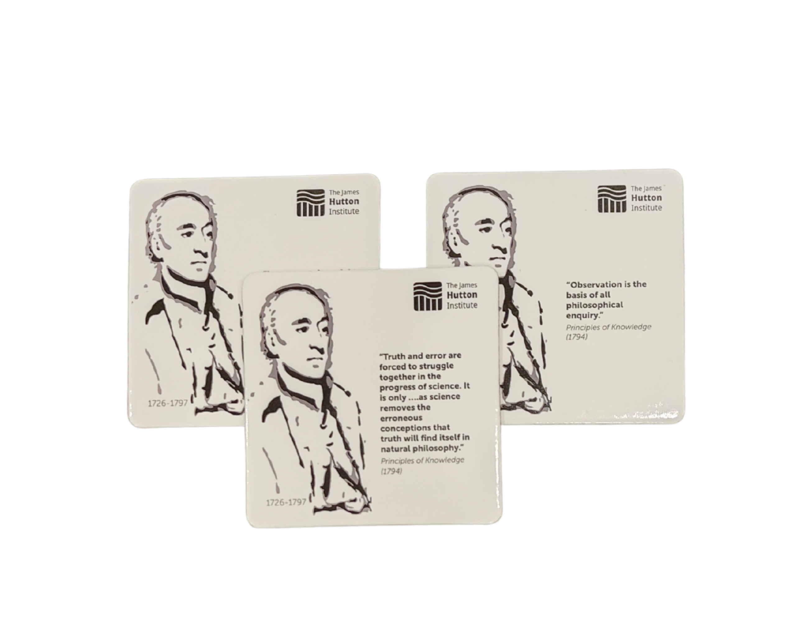 Quotes from James Hutton coasters - Image 2